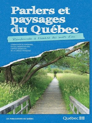 cover image of Parlers et paysages du Québec